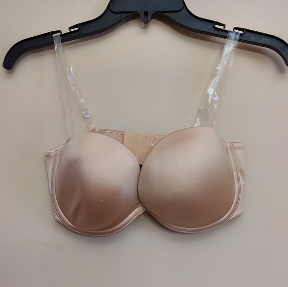 Victoria's Secret Very Sexy push up Strapless/clear straps and gel  inserts - Picture 1 of 8